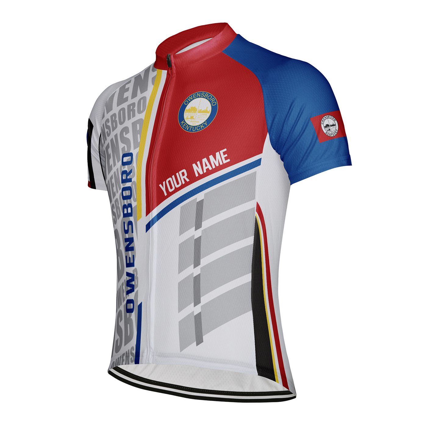 Customized Owensboro Men's Cycling Jersey Short Sleeve