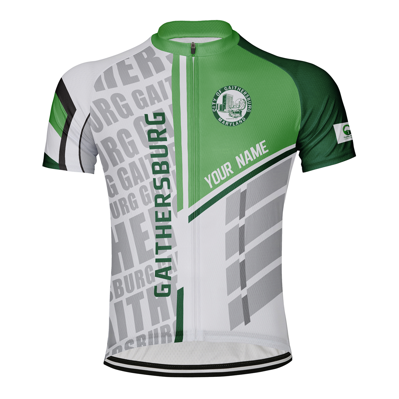 Customized Gaithersburg Men's Cycling Jersey Short Sleeve