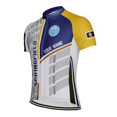 Customized Springfield Men's Cycling Jersey Short Sleeve