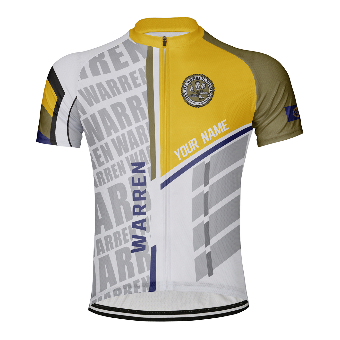 Customized Warren Men's Cycling Jersey Short Sleeve