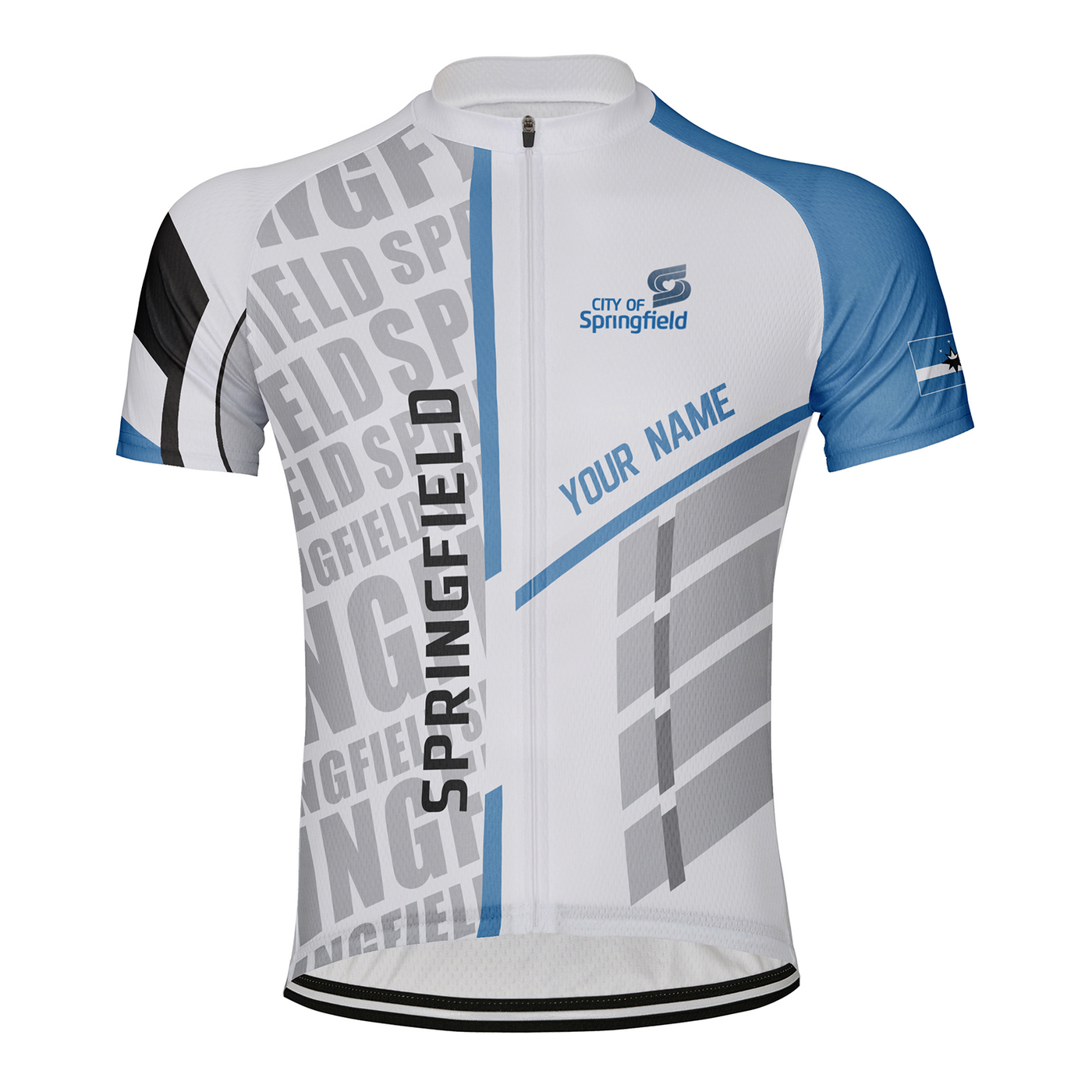 Customized Springfield Men's Cycling Jersey Short Sleeve