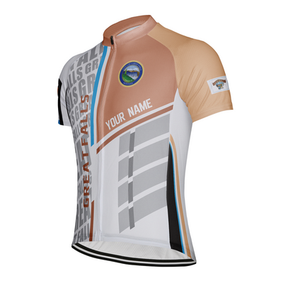Customized Great Falls Men's Cycling Jersey Short Sleeve