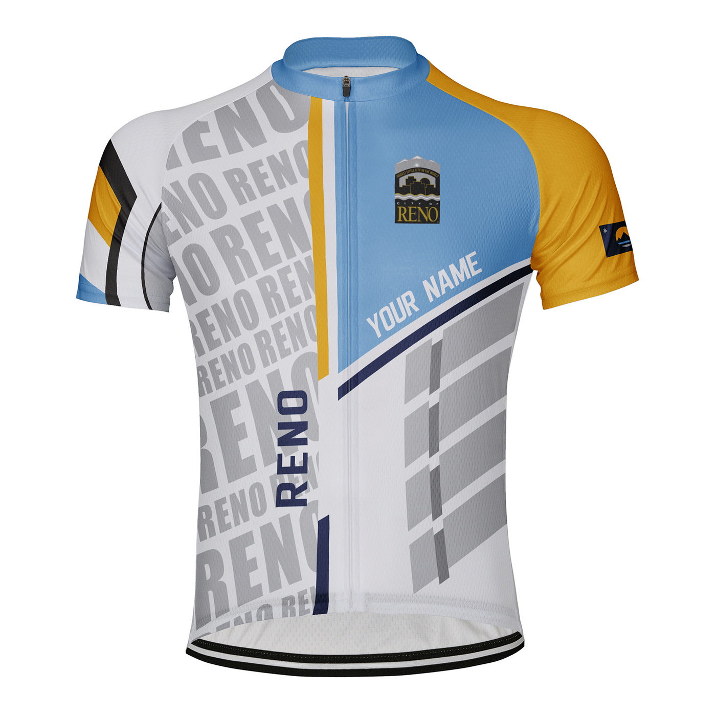 Customized Reno Men's Cycling Jersey Short Sleeve