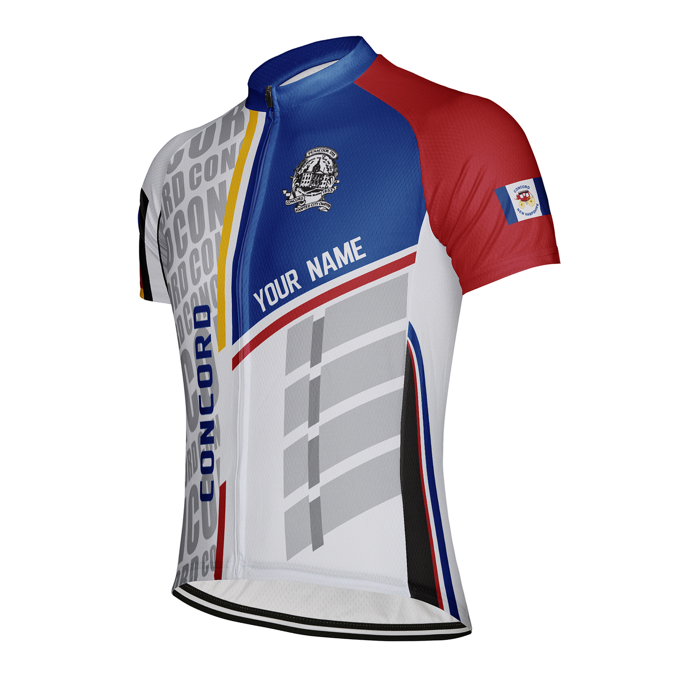 Customized Concord Men's Cycling Jersey Short Sleeve