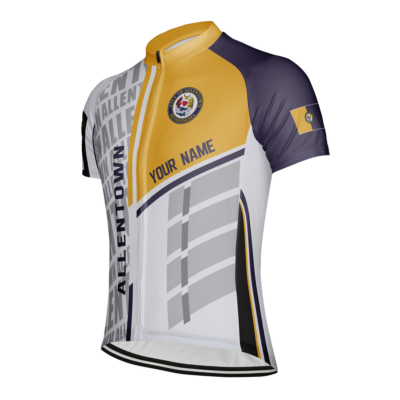 Customized Allentown Men's Cycling Jersey Short Sleeve