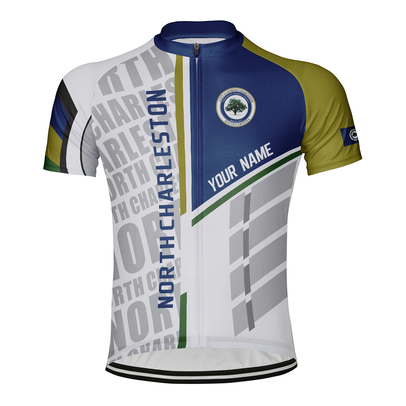 Customized North Charleston Men's Cycling Jersey Short Sleeve