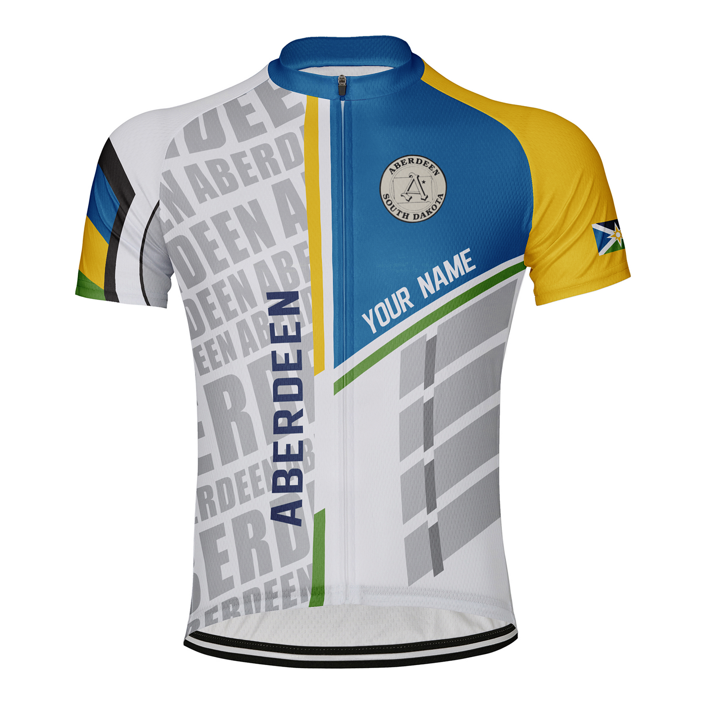 Customized Aberdeen Men's Cycling Jersey Short Sleeve