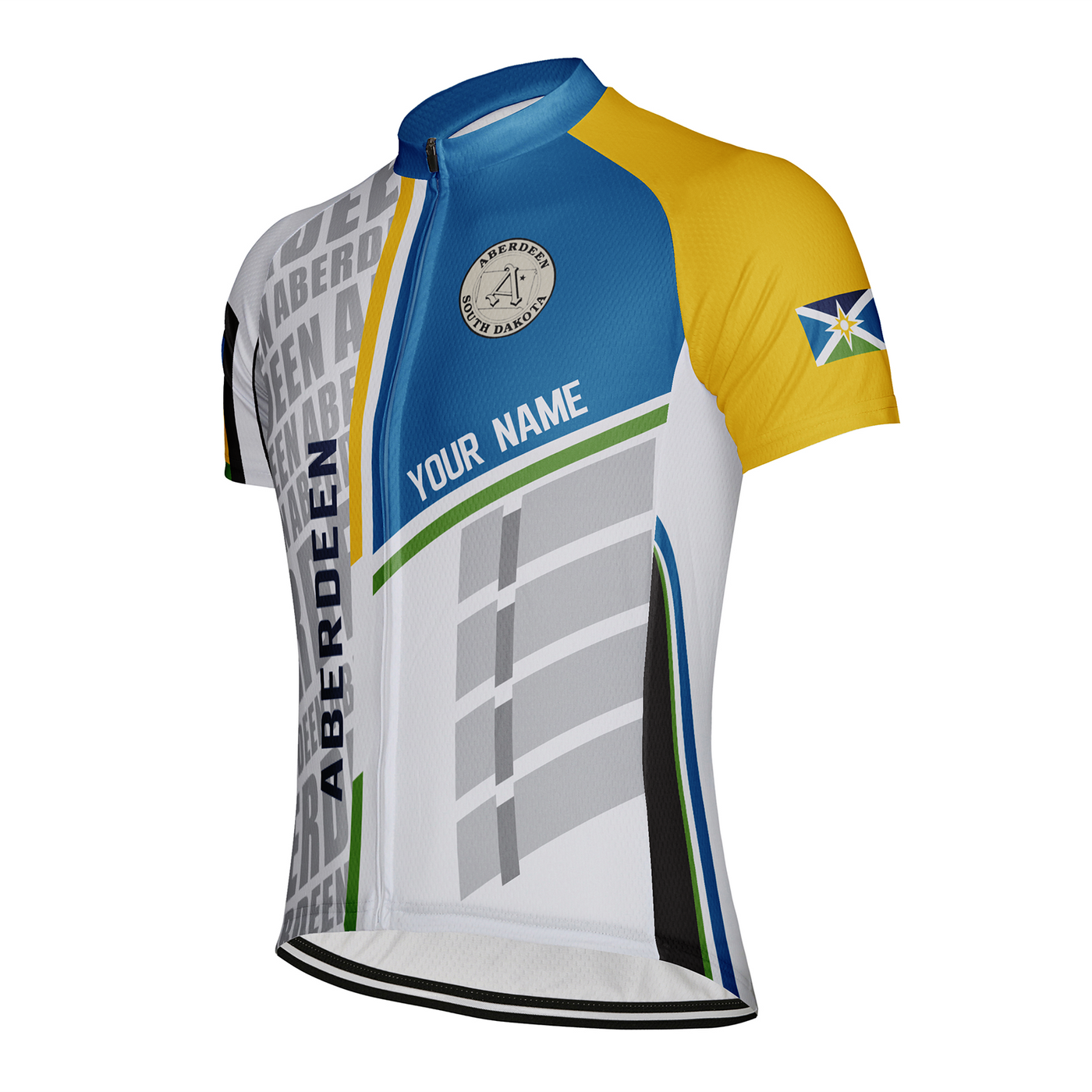 Customized Aberdeen Men's Cycling Jersey Short Sleeve