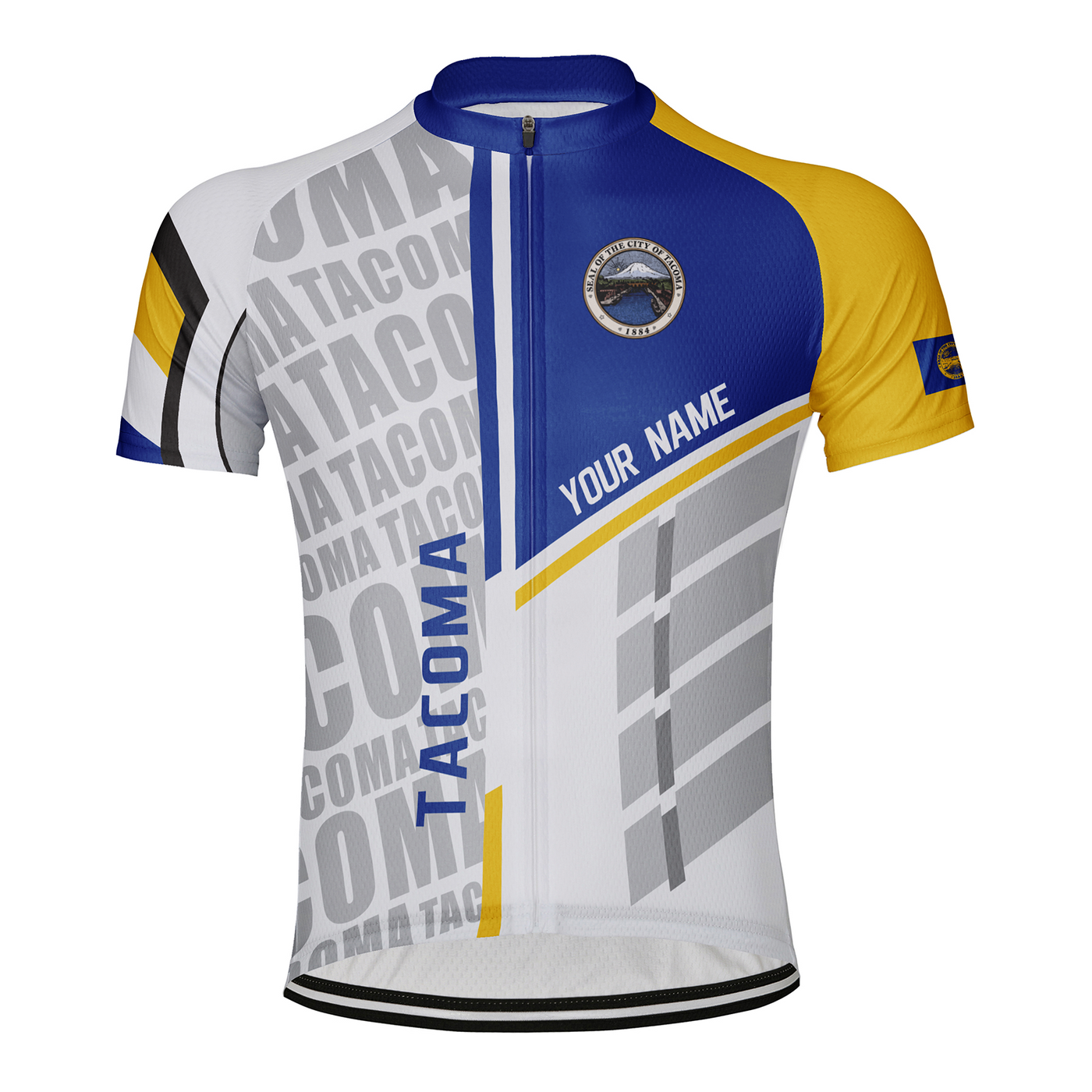 Customized Tacoma Men's Cycling Jersey Short Sleeve