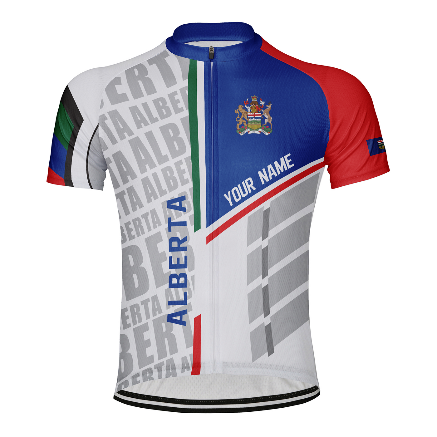 Customized Alberta Men's Cycling Jersey Short Sleeve