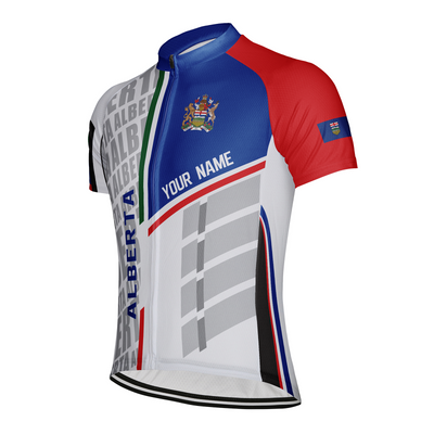 Customized Alberta Men's Cycling Jersey Short Sleeve