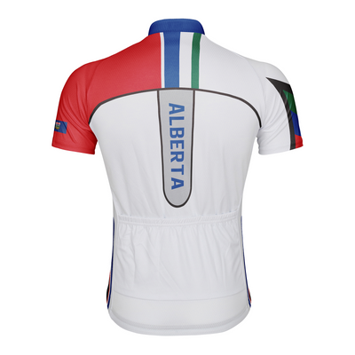 Customized Alberta Men's Cycling Jersey Short Sleeve