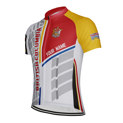 Customized British Columbia Men's Cycling Jersey Short Sleeve