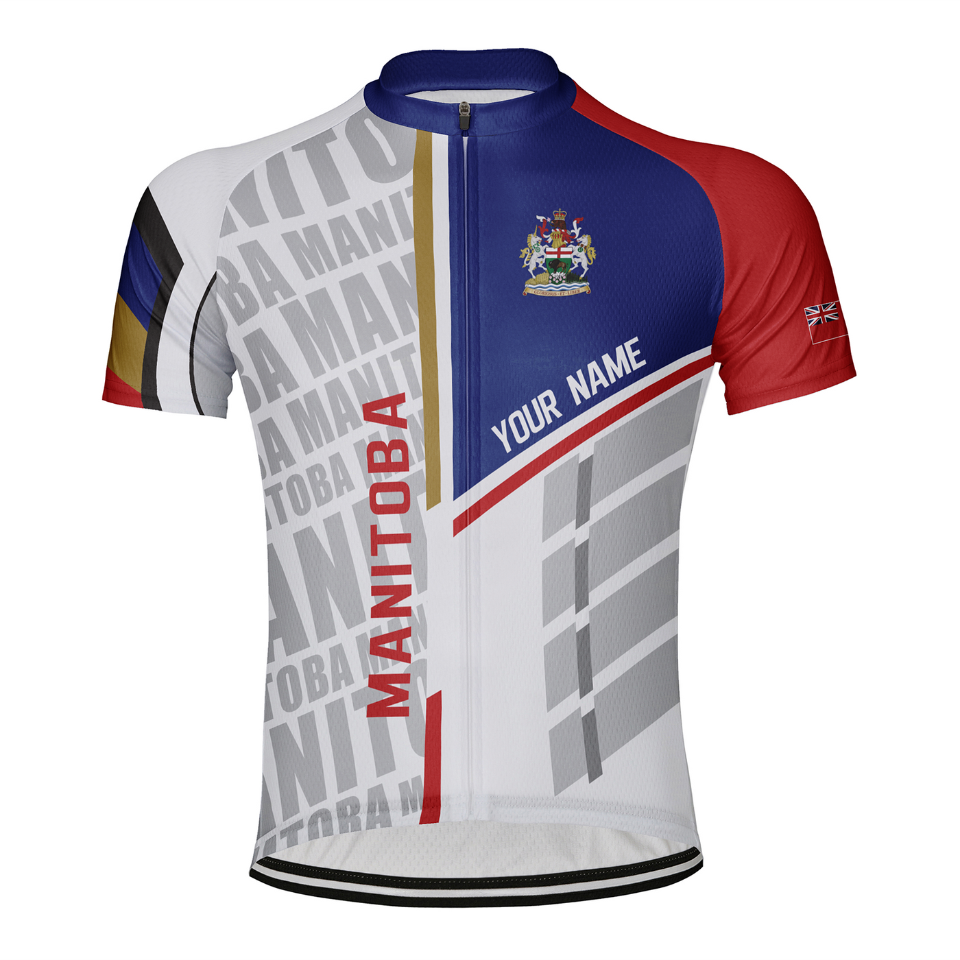 Customized Manitoba Men's Cycling Jersey Short Sleeve