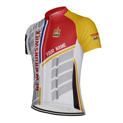 Customized New Brunswick Men's Cycling Jersey Short Sleeve