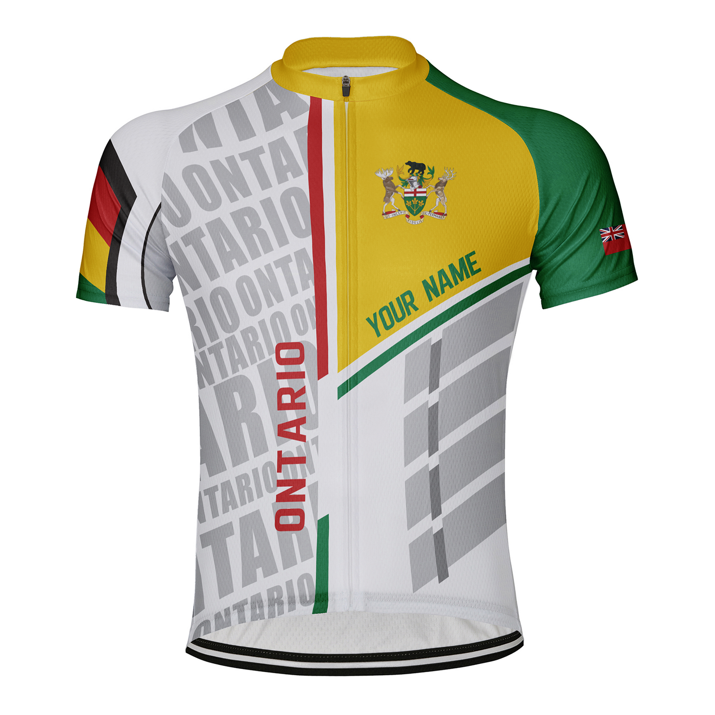 Customized Ontario Men's Cycling Jersey Short Sleeve