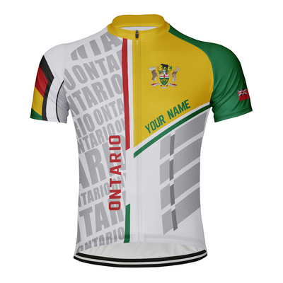 Customized Ontario Men's Cycling Jersey Short Sleeve