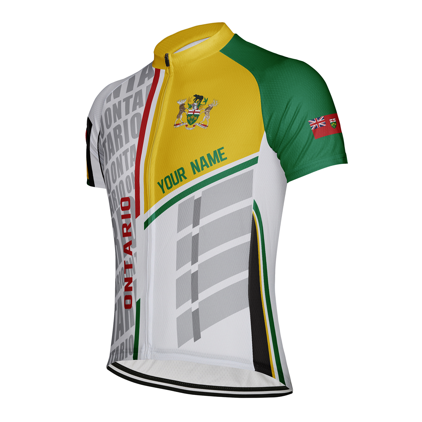 Customized Ontario Men's Cycling Jersey Short Sleeve