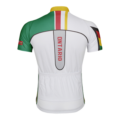 Customized Ontario Men's Cycling Jersey Short Sleeve