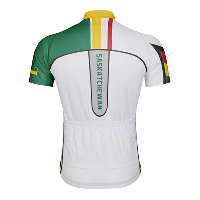 Customized Saskatchewan Men's Cycling Jersey Short Sleeve