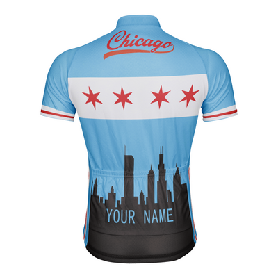 Customized Chicago Men's Cycling Jersey Short Sleeve