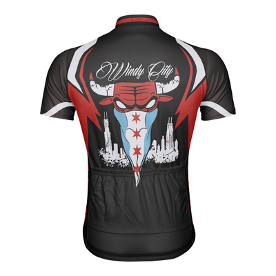 Customized Chicago Men's Cycling Jersey Short Sleeve