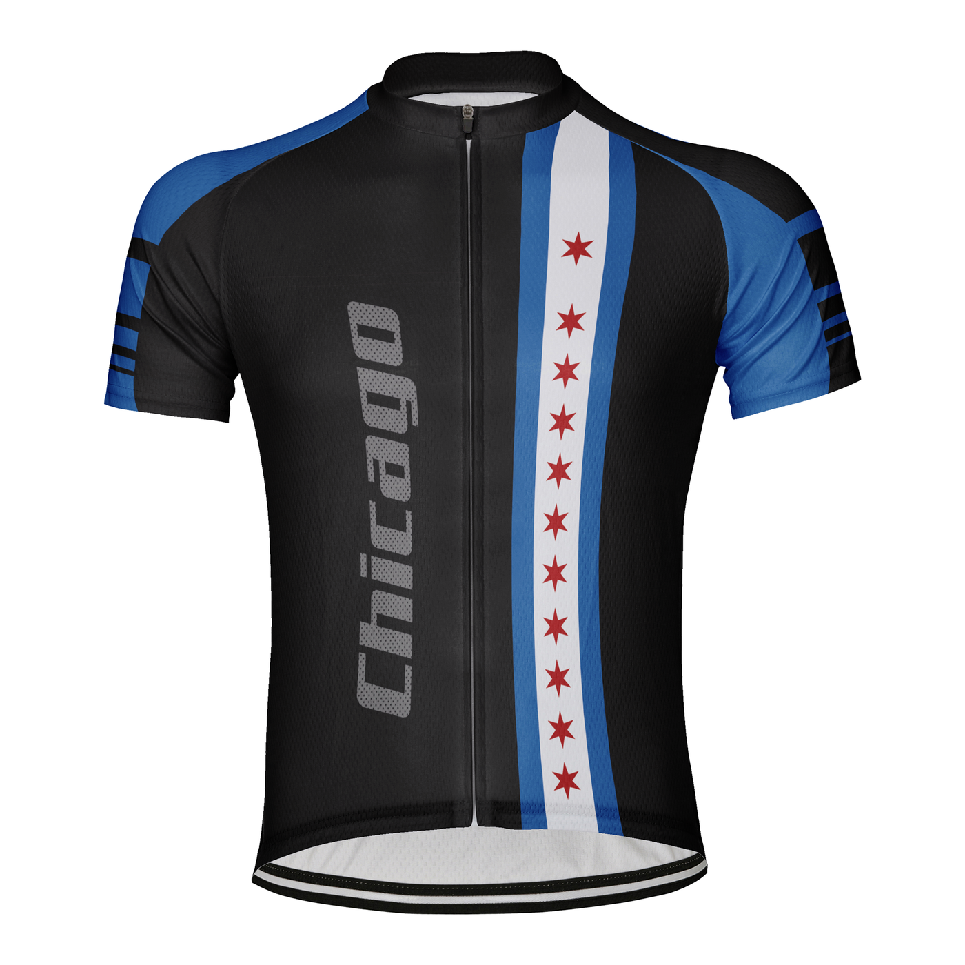 Customized Chicago Men's Cycling Jersey Short Sleeve