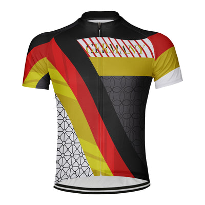 Customized Germany Men's Cycling Jersey Short Sleeve
