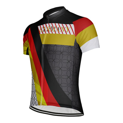 Customized Germany Men's Cycling Jersey Short Sleeve
