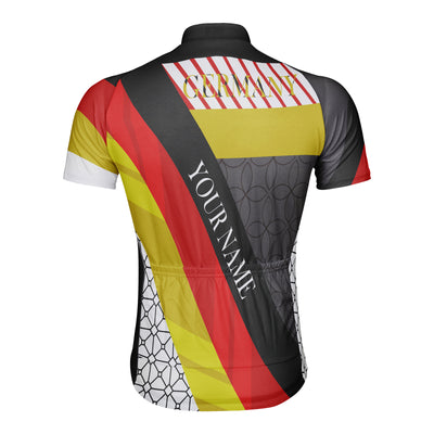 Customized Germany Men's Cycling Jersey Short Sleeve