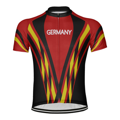 Customized Germany Men's Cycling Jersey Short Sleeve
