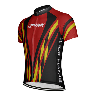 Customized Germany Men's Cycling Jersey Short Sleeve