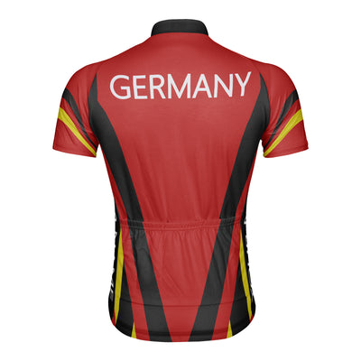 Customized Germany Men's Cycling Jersey Short Sleeve