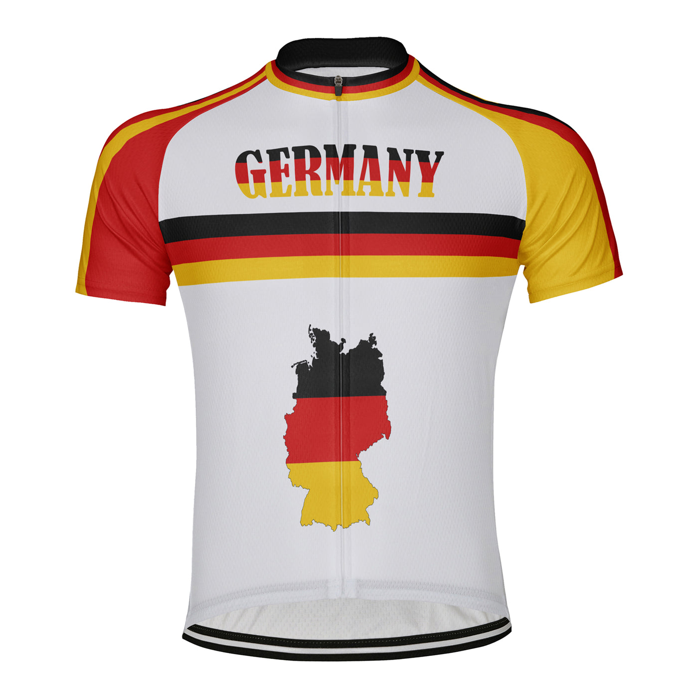 Customized Germany Men's Cycling Jersey Short Sleeve