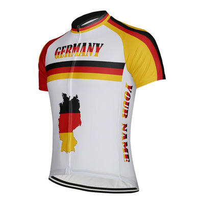 Customized Germany Men's Cycling Jersey Short Sleeve