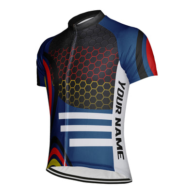 Customized Germany Men's Cycling Jersey Short Sleeve