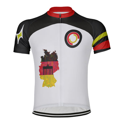 Customized Germany Men's Cycling Jersey Short Sleeve