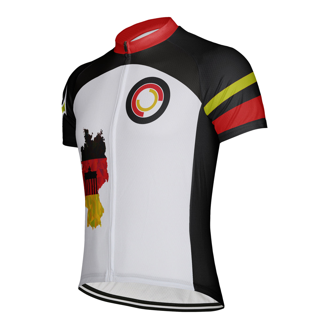 Customized Germany Men's Cycling Jersey Short Sleeve