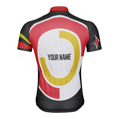 Customized Germany Men's Cycling Jersey Short Sleeve
