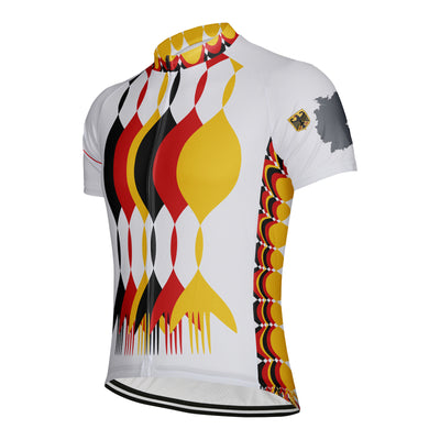Customized Germany Men's Cycling Jersey Short Sleeve