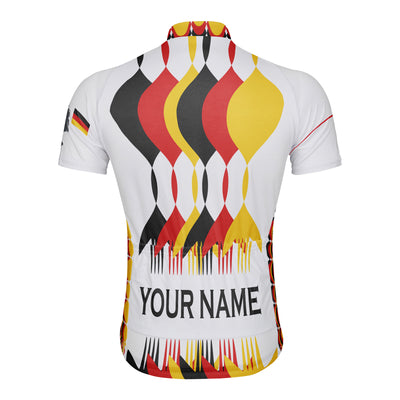 Customized Germany Men's Cycling Jersey Short Sleeve