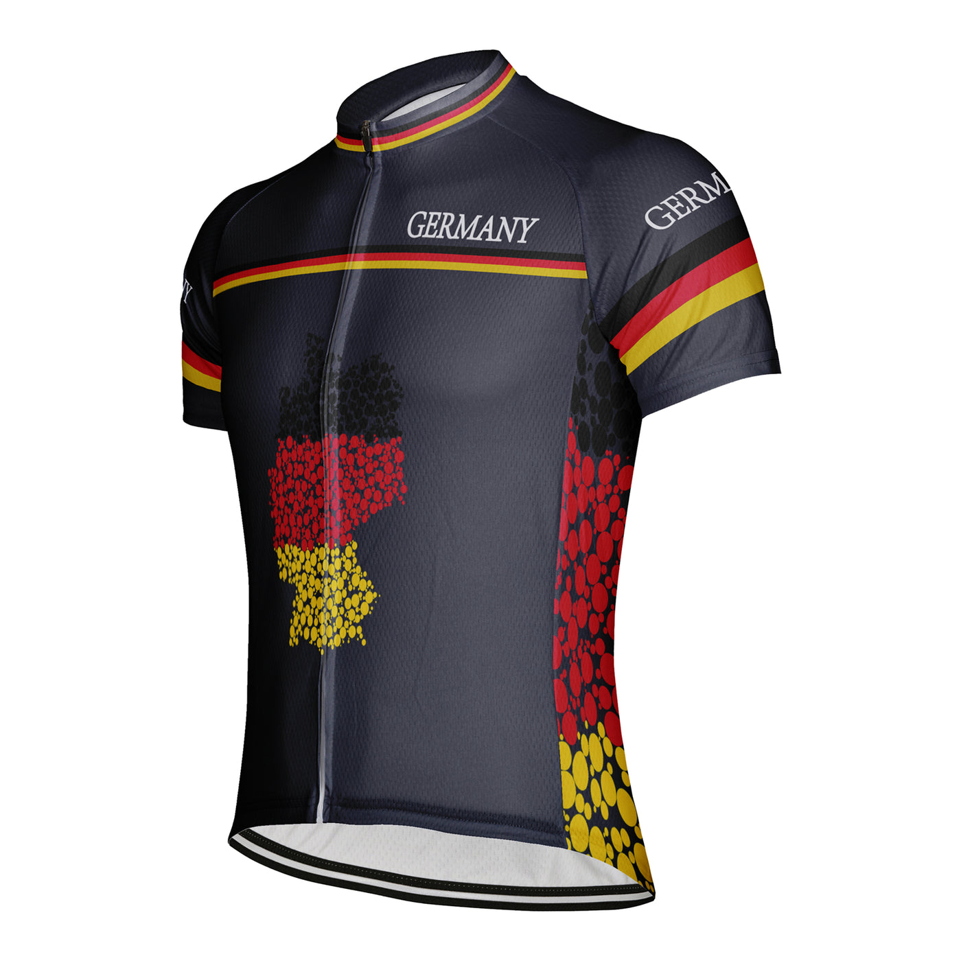 Customized Germany Men's Cycling Jersey Short Sleeve