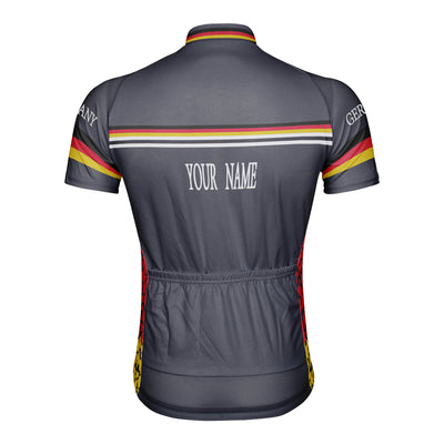 Customized Germany Men's Cycling Jersey Short Sleeve