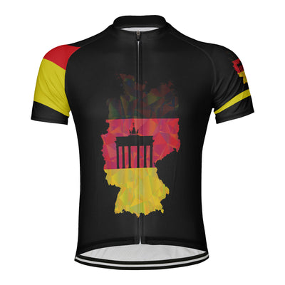 Customized Germany Men's Cycling Jersey Short Sleeve