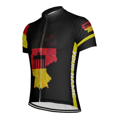 Customized Germany Men's Cycling Jersey Short Sleeve