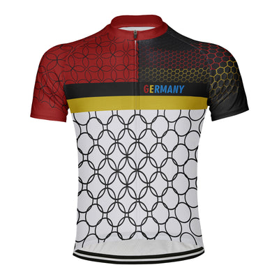 Customized Germany Men's Cycling Jersey Short Sleeve