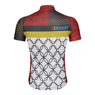 Customized Germany Men's Cycling Jersey Short Sleeve