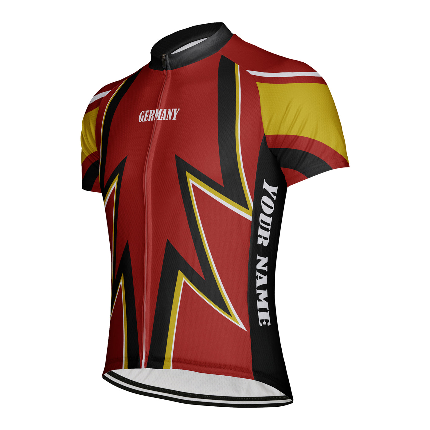Customized Germany Men's Cycling Jersey Short Sleeve