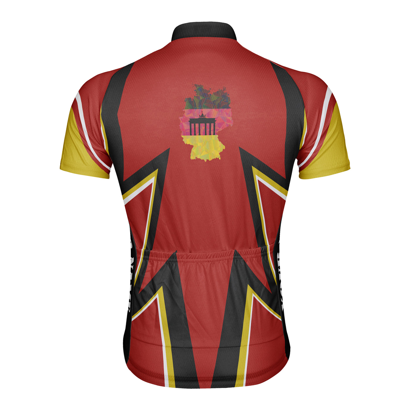 Customized Germany Men's Cycling Jersey Short Sleeve