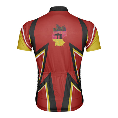 Customized Germany Men's Cycling Jersey Short Sleeve